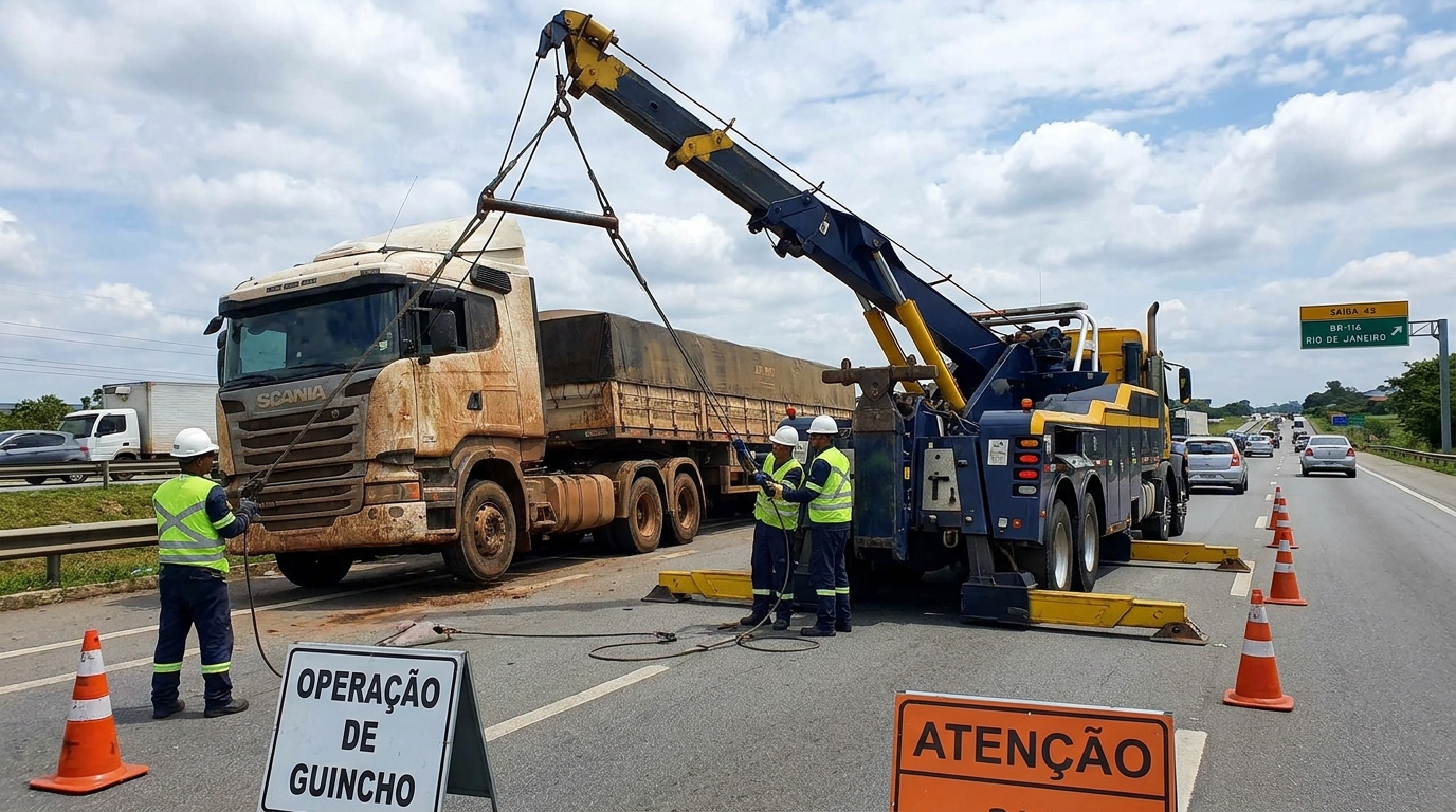 Reboque de Caminhão Baú em Aracaju‑SE
